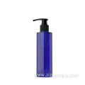 Plastic 200ml round cosmetic shampoo pump bottle